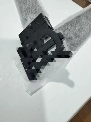 Black Metal Headwear Buckle — seller product photo