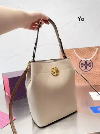 Tory Burch Minnie Beige Bucket Bag — seller product photo
