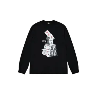 Stussy Stüssy Card Tower Black Long Sleeve T-Shirt — seller product photo
