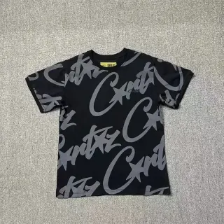 Crit Black Grey Print T-Shirt — seller product photo