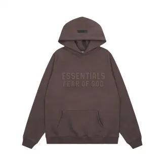 Fear of God Essentials Hoodie 2348 Dark Purple Cotton — seller product photo