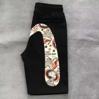 A Bathing Ape BAPE STA Black Shorts with Graphic Patch — seller product photo