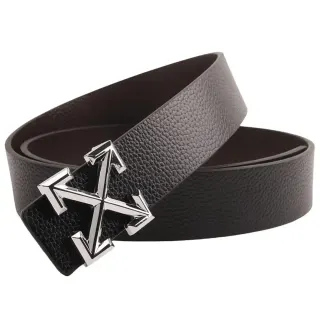 Off-White Arrow Belt Brown Leather Belt — seller product photo