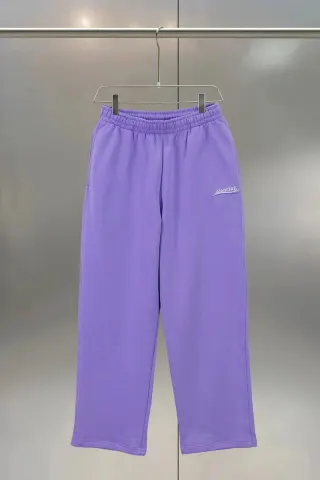 Balenciaga Purple Logo Sweatpants — seller product photo