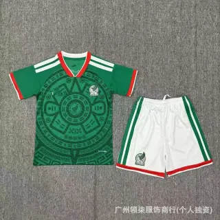Adidas Mexico Home Jersey Set 2627 Green/White — seller product photo
