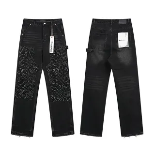 Purple Brand P001 Black Rivet Jeans — seller product photo