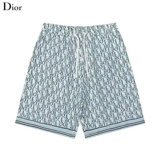 Dior Monogram Print Shorts Light Blue Casual — seller product photo