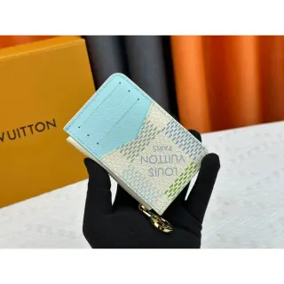 Louis Vuitton Damier Card Holder Light Blue — seller product photo