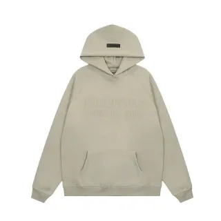 Fear of God Essentials Light Beige Embossed Hoodie — seller product photo