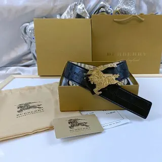 Burberry Double Sided Belt Black & Gold Belt — seller product photo