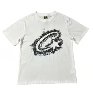 White Graphic Print T-Shirt — seller product photo