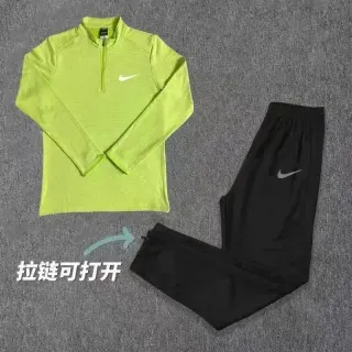 Nike Tech Fleece Set Lime Green/Black Tracksuit — seller product photo