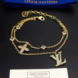 Louis Vuitton LV Trainer Gold Crystal Bracelet — seller product photo