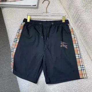 Burberry Vintage Check Equestrian Knight Shorts Navy — seller product photo