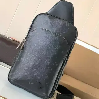 Louis Vuitton Neverfull Monogram Leather Sling Bag Black — seller product photo