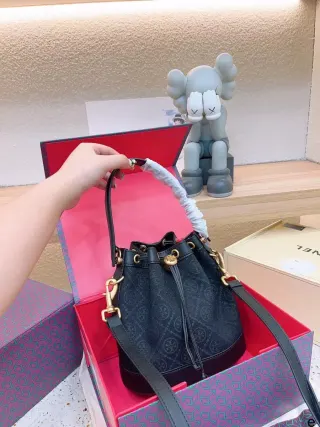 Chanel Classic Flap Black Canvas Bucket Bag — seller product photo