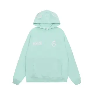 Light Green SEVENM Hoodie with Embroidered Logo — seller product photo