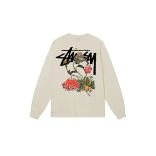 Stussy Stüssy Floral Print Long Sleeve T-Shirt Cream — seller product photo