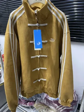 Unisex Mandarin Jacket Yellow 881 Hoodie — seller product photo