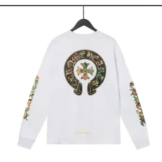 Chrome Hearts Floral Cross White Long Sleeve T-Shirt — seller product photo