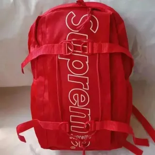 Supreme Red Backpack with White Logo — seller product photo