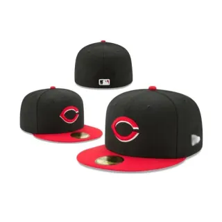New Era 59FIFTY Cincinnati Reds Black Red Cap — seller product photo