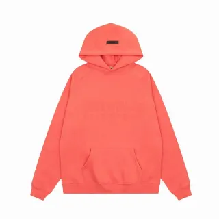 Fear of God Essentials Coral Red Hoodie — seller product photo