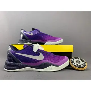 Nike Air Kobe 8 Purple/White Basketball Sneakers — seller product photo