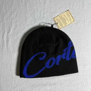 Cartier Black Blue Script Beanie — seller product photo