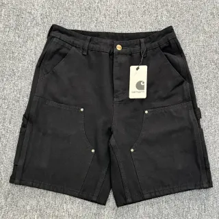 Carhartt Detroit Black Work Shorts — seller product photo