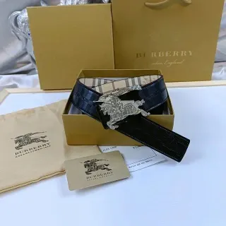 Burberry Horseferry Belt Black Leather — seller product photo