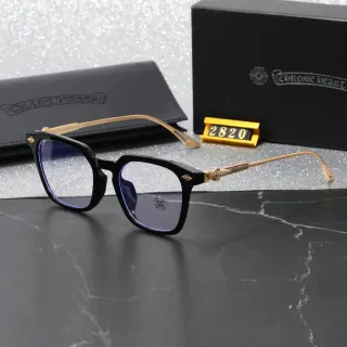 Chrome Hearts CH Cross Eyeglasses Black/Gold — seller product photo