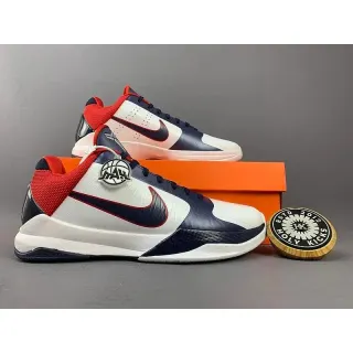 Nike Air Zoom Kobe White/Red/Blue Basketball Sneakers — seller product photo