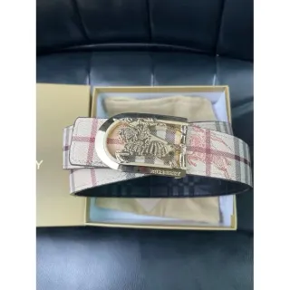 Burberry Check Belt with Equestrian Knight Buckle — seller product photo