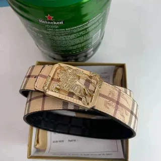 Burberry Check Belt with Iconic Buckle — seller product photo