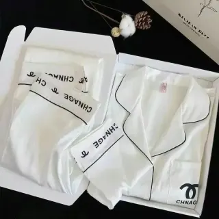 Chnage White Silk Pajama Set — seller product photo