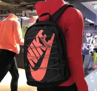 Nike Backpack Black/Orange Tote Bag — seller product photo