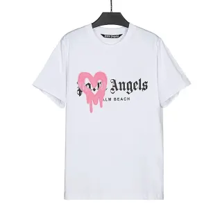 Palm Angels Palm Beach White Heart T-Shirt — seller product photo