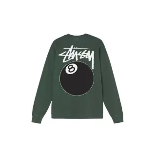 Stussy Stüssy 8 Ball Pigment Dyed Long Sleeve T-Shirt Forest Green — seller product photo