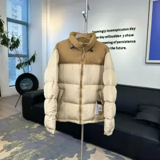 The North Face Nuptse Wheat Yellow Parka — seller product photo