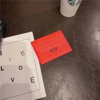 Prada Saffiano Red Cardholder — seller product photo