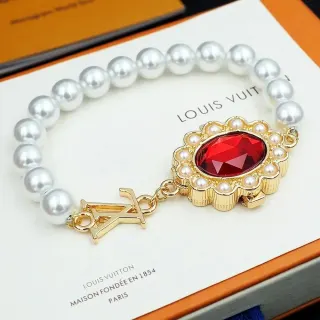 Louis Vuitton Neverfull Pearl & Ruby Bracelet — seller product photo