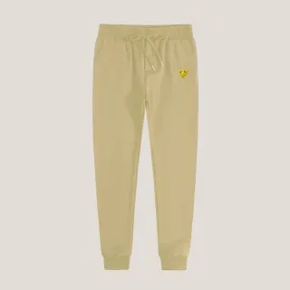 CDG Play Heart Sweatpants Beige Casual Pants — seller product photo