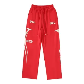 Reebok Red Flame Print Sweatpants — seller product photo