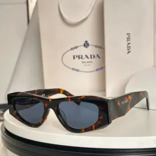 Prada Tortoiseshell Rectangle Sunglasses — seller product photo