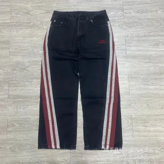 Black Side Stripe Jeans GDK011 — seller product photo