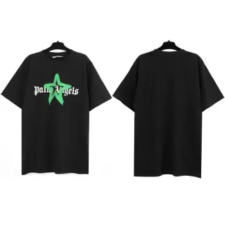 Palm Angels Black Green Star T-Shirt — seller product photo