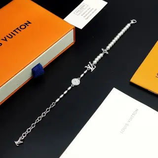 Louis Vuitton LV Trainer Pearl & Silver Bracelet — seller product photo