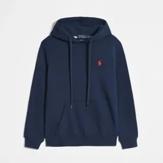 Polo Ralph Lauren Navy Hoodie with Red Pony Logo — seller product photo