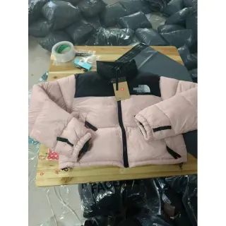 The North Face Nuptse Pink Parka — seller product photo